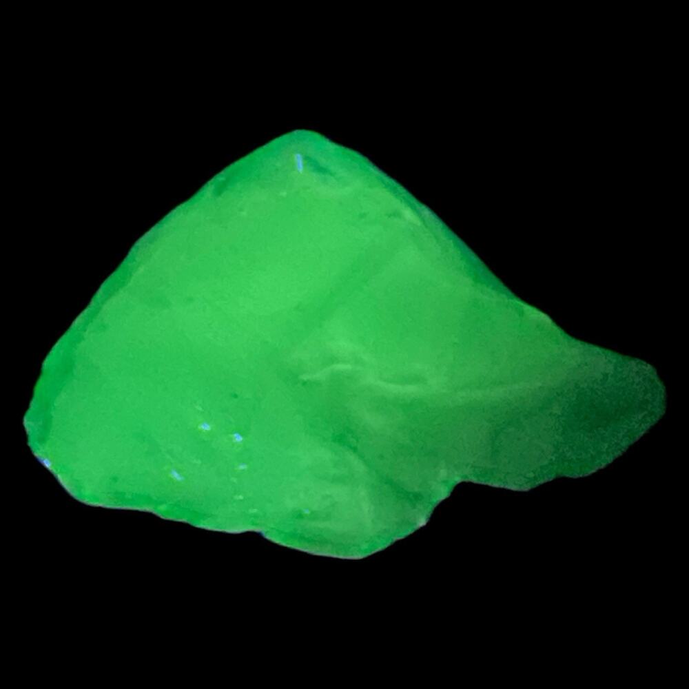 Cobalt Art Glass Cullet Glowing Manganese Slag Glass #5GL200